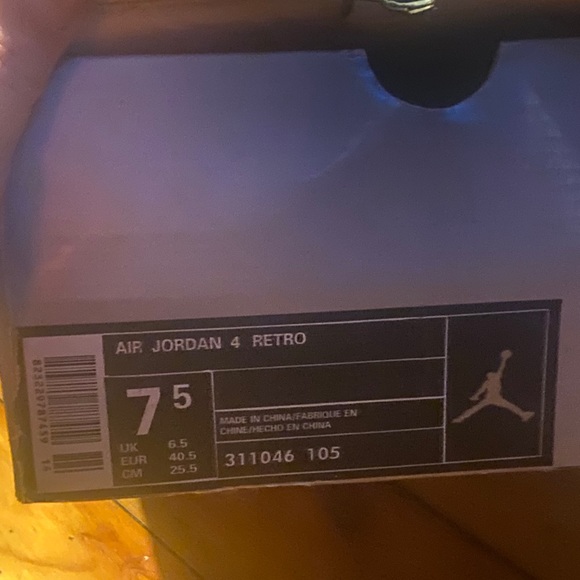 Retro Jordan 4s - Picture 2 of 16